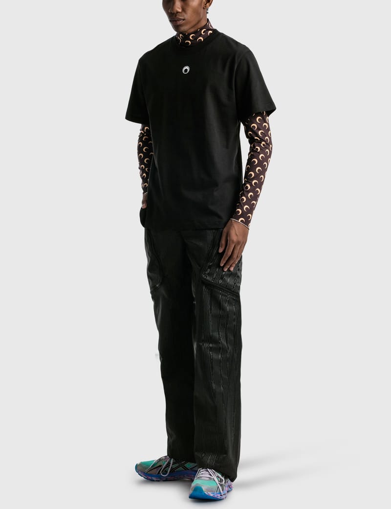 Marine Serre - Second Skin Mock Neck Moon Top | HBX