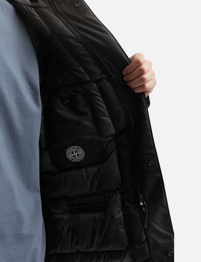 Stone Island - Diagonal Down Jacket | HBX - Globally Curated Stone Island - Diagonal Down Jacket | HBX - Globally Curated