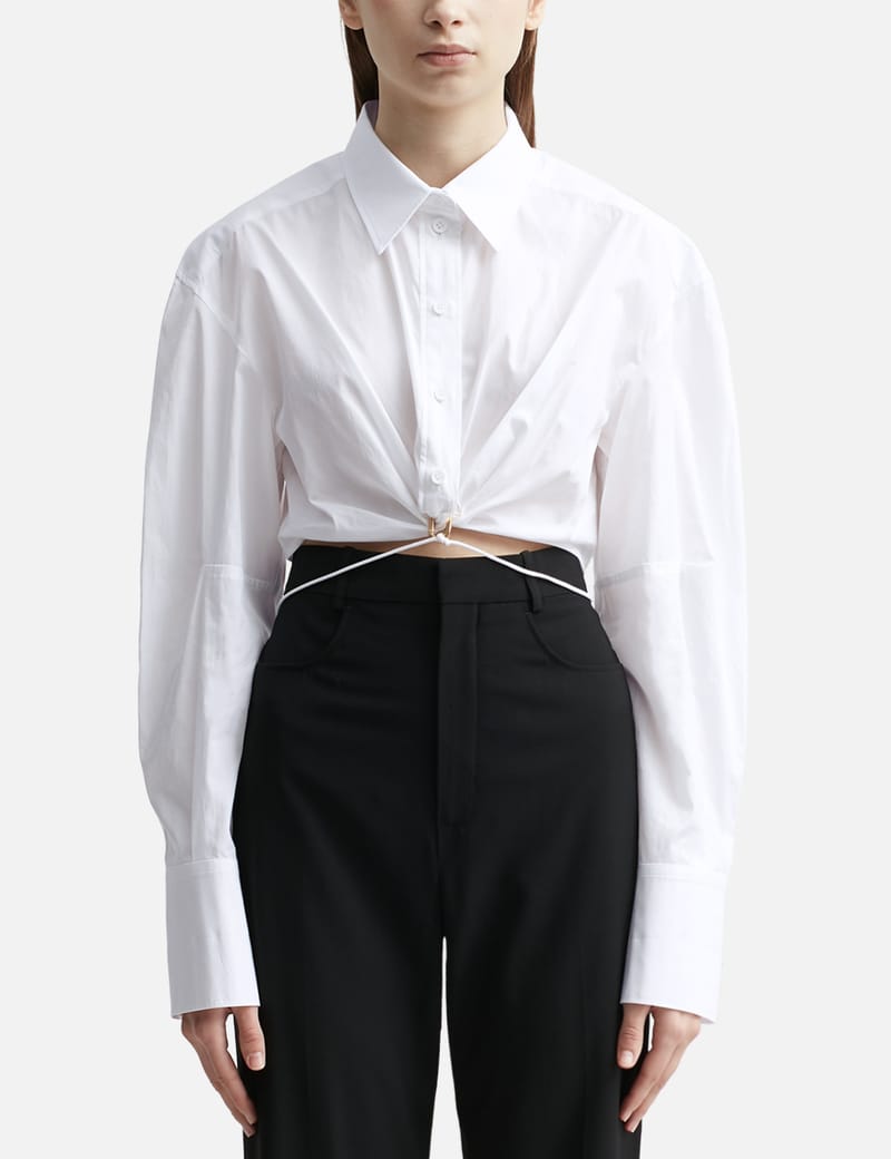 JACQUEMUS Le T-Shirt Sierra オフショルダー 長袖 Tシャツ The Sierra t-shirt by JACQUEMUS | Official website