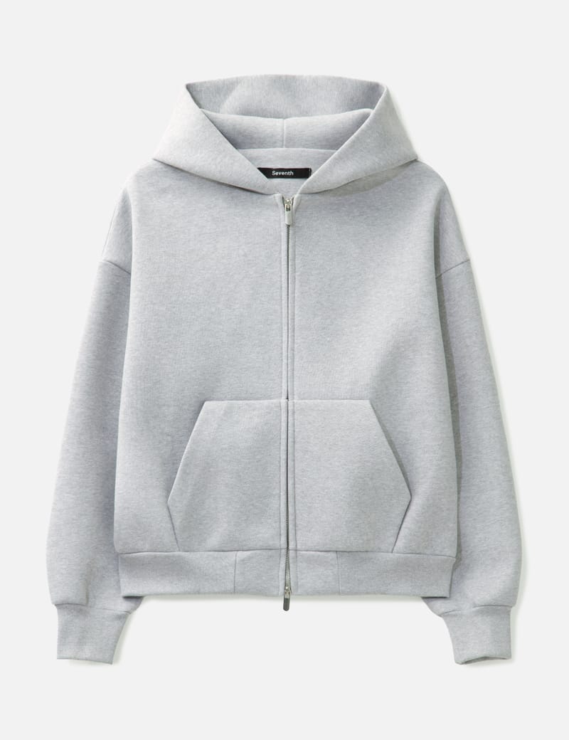 Seventh V2 Zipped Hoodie - Heavyweight 610 GSM cotton-blend with