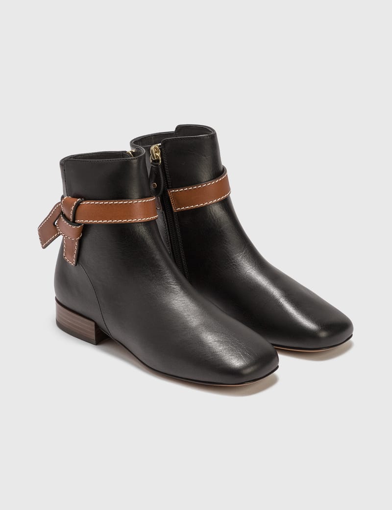 LOEWE ゲート ブーツ　ブラウン LOEWE ゲート ブーツ ブラウン - メルカリ