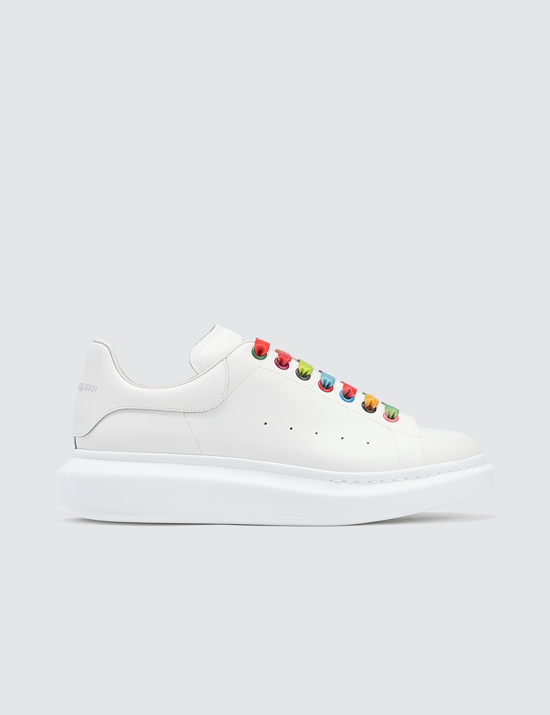 alexander mcqueen white rainbow