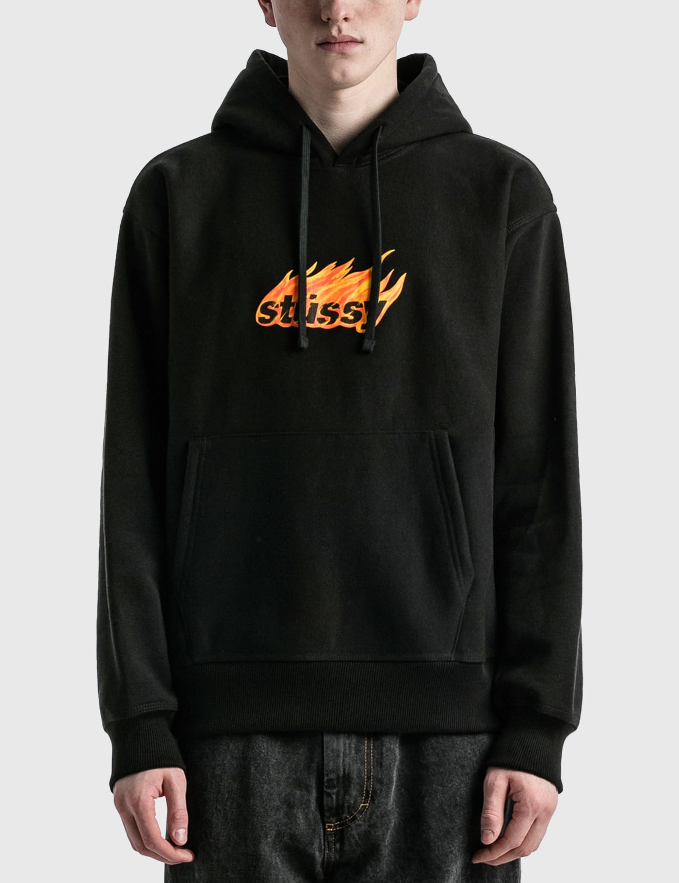 Stüssy - Flames Hoodie | HBX - Globally Curated Fashion and