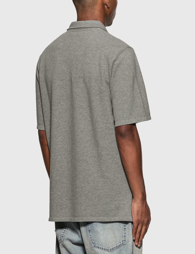 Maison Kitsuné - Navy Fox Patch Polo | HBX - Globally