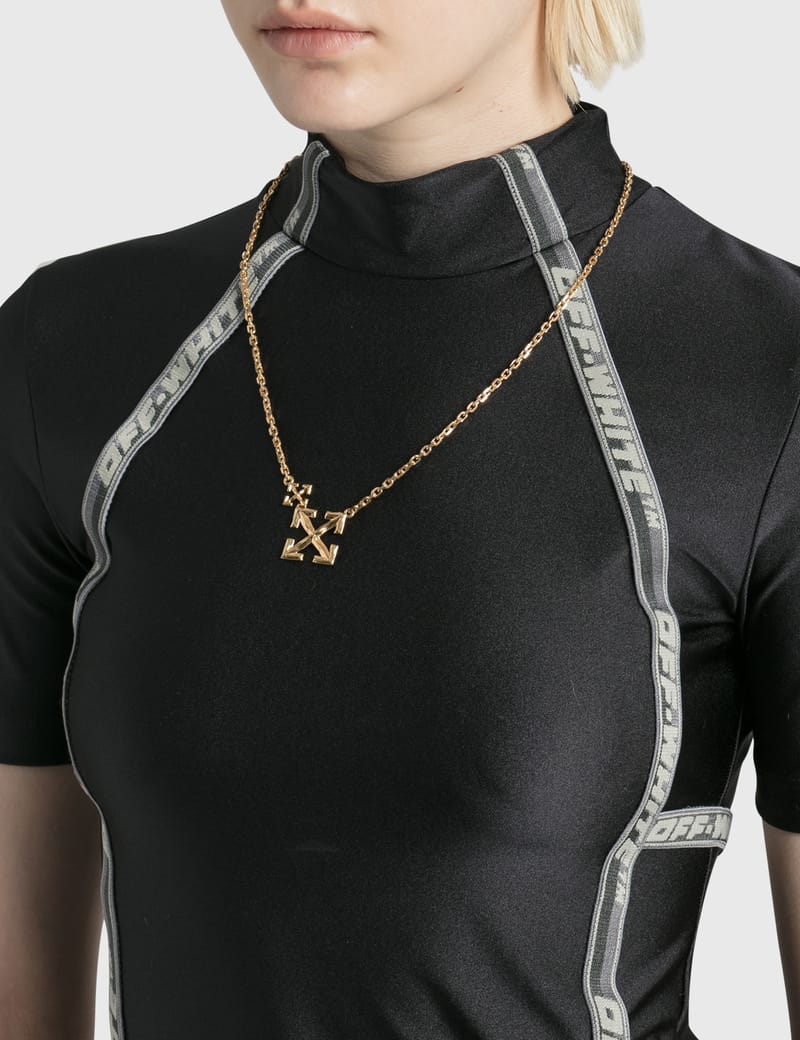 Off-White™ - Melted Arrow Necklace | HBX - Globally Curated