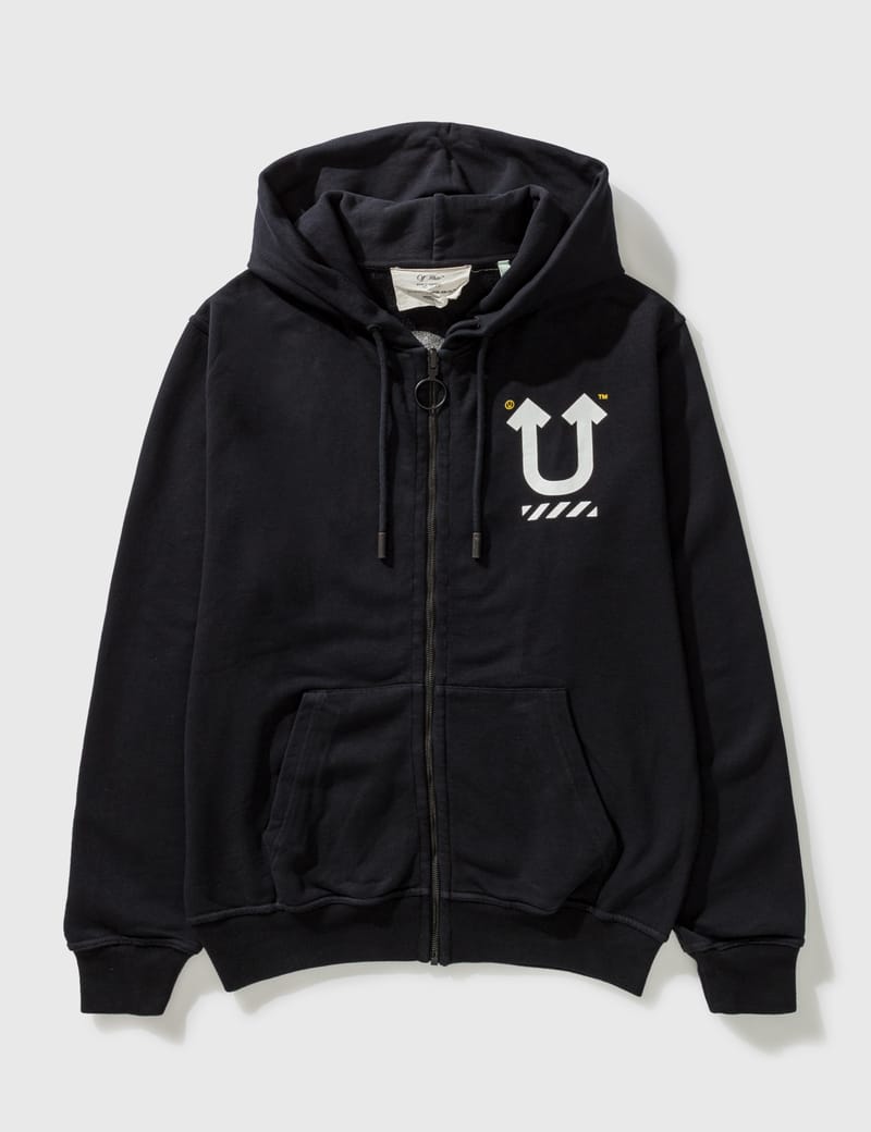 OFF-WHITE X UNDERCOVER REVERSIBLE ZIPUP HOODIE