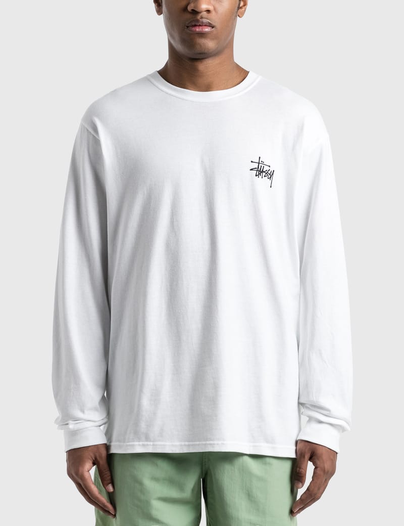 St ssy Basic Stussy Long Sleeve T Shirt HBX Globally Curated