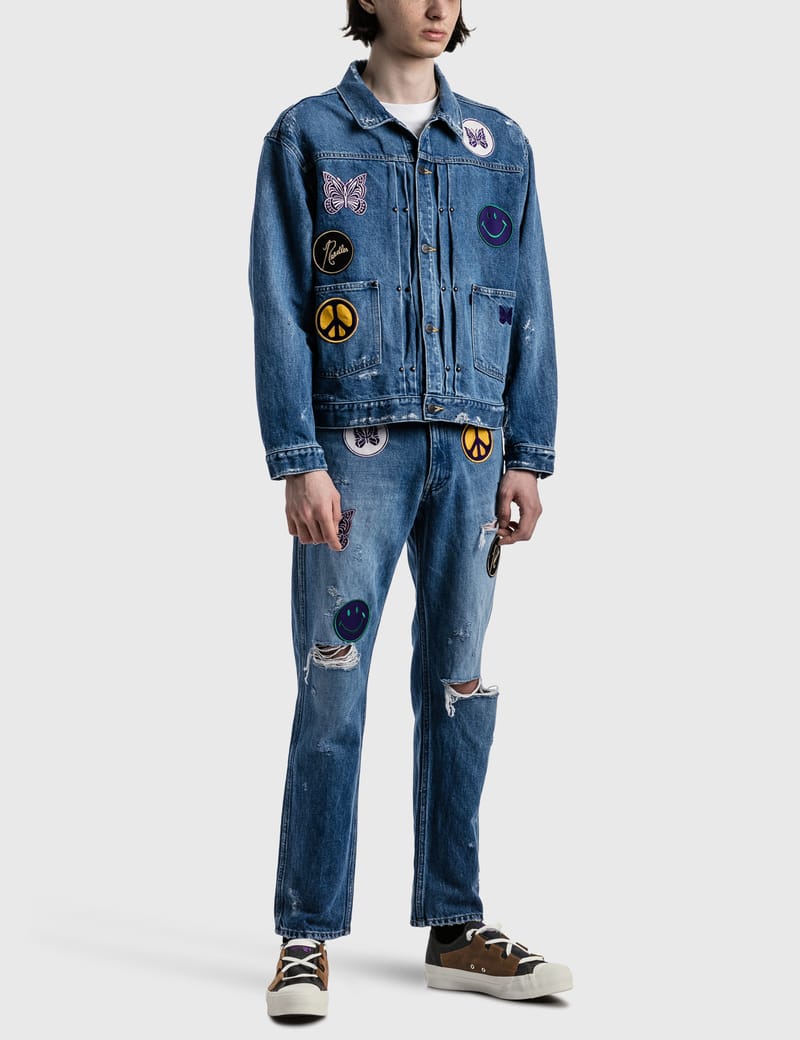 Needles - Assorted Patches Jean Jacket | HBX - Globally Curated