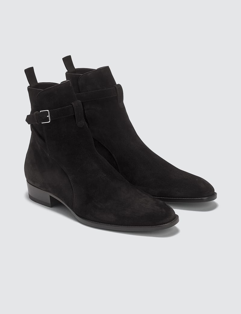 Saint laurent wyatt hot sale 3 jodhpur boots