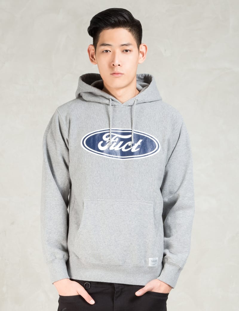 FUCT SSDD - Grey F Oval Pullover Parka | HBX