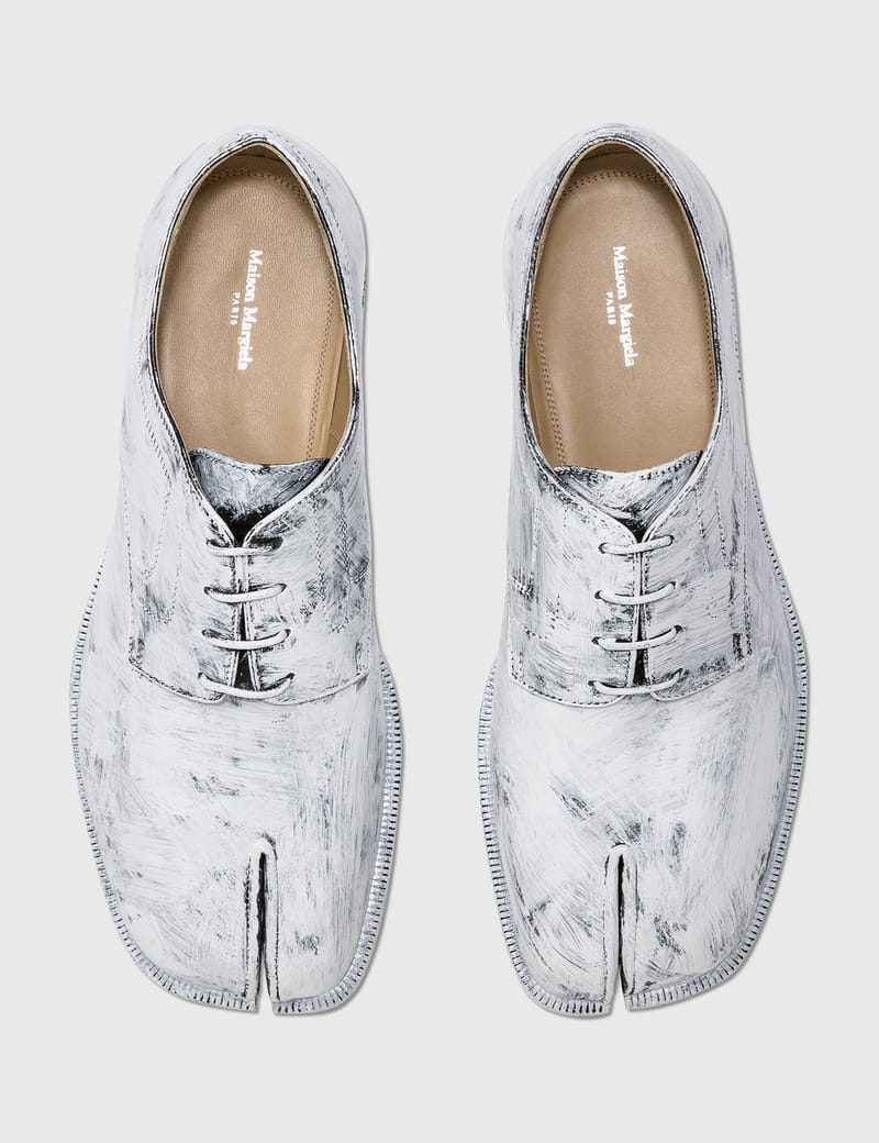 Maison Martin Margiela ×  スリーピース Maison Martin Margiela grey woven top with loose threads and