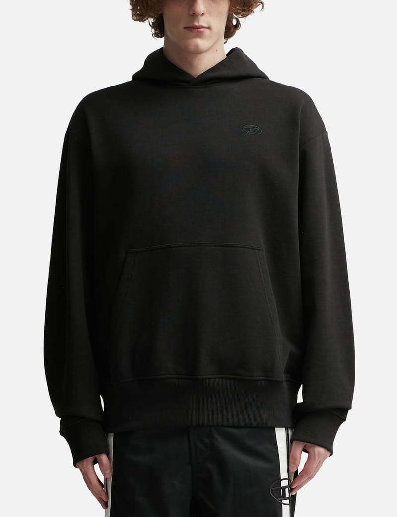 送関込☆DIESEL S-Macs-Hood-Megoval-D ロゴ刺繍パーカー Diesel - S-Macs-Hood-Megoval-D Hoodie | HBX - Globally