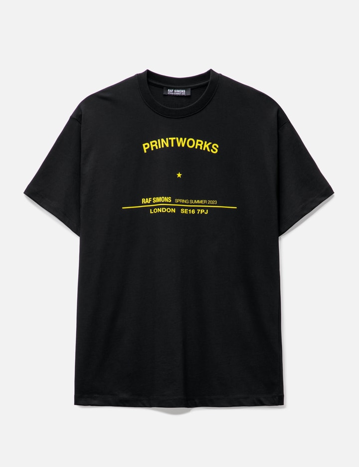 Raf Simons - Printworks Tour T-Shirt | HBX