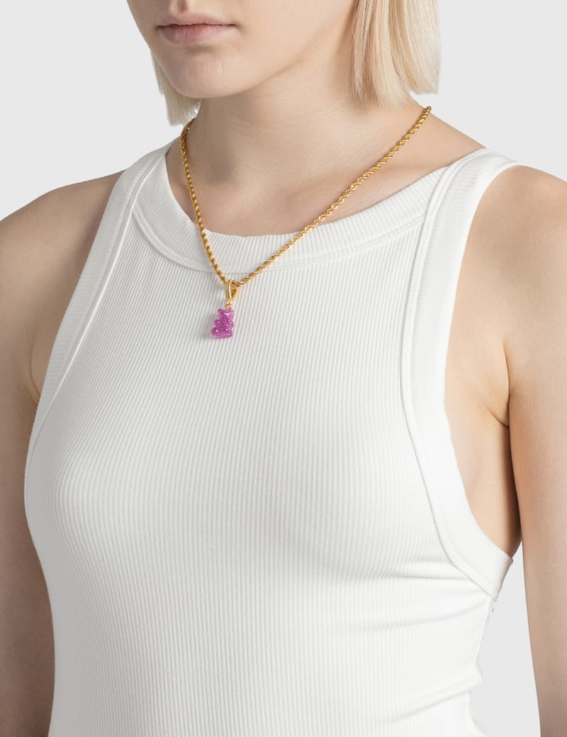 Crystal Haze - Nostalgia Glitter Bear Pave Pendant | HBX