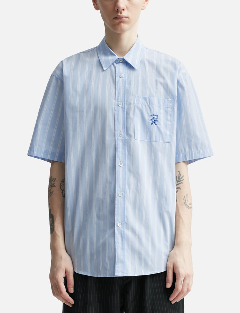 Stüssy - Boxy Striped Shirt | HBX - Globally Curated Fashion and