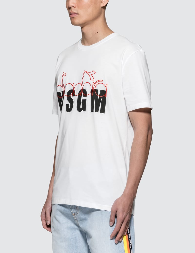 MSGM - Diadora x MSGM S/S T-Shirt | HBX - Globally Curated Fashion