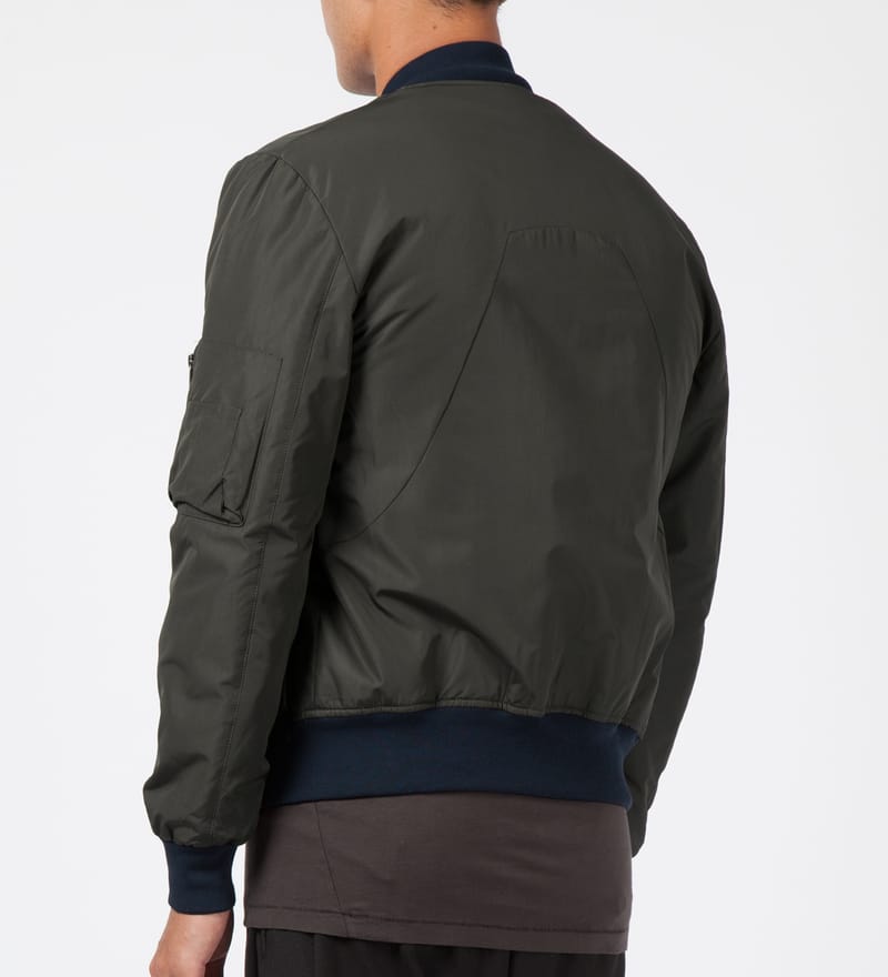 SILENT DAMIR DOMA - Charcoal Jiolas Bomber Jacket | HBX