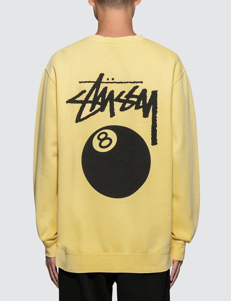 Stüssy - 8 Ball Pig. Dyed Crew | HBX - Globally Curated