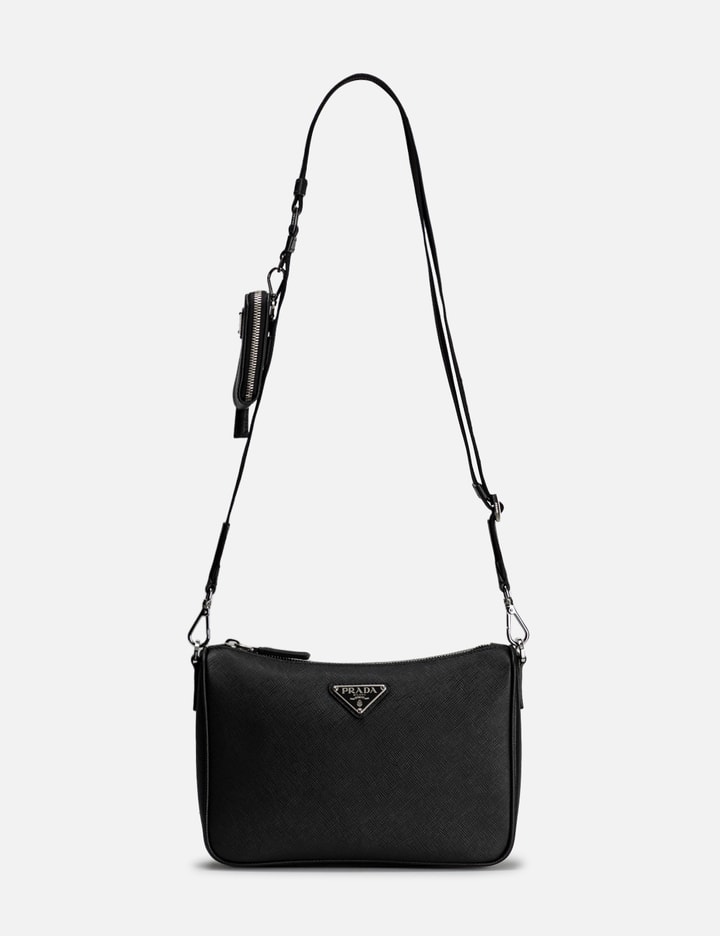 Prada Saffiano Leather Shoulder Bag HBX Globally Curated Fashion