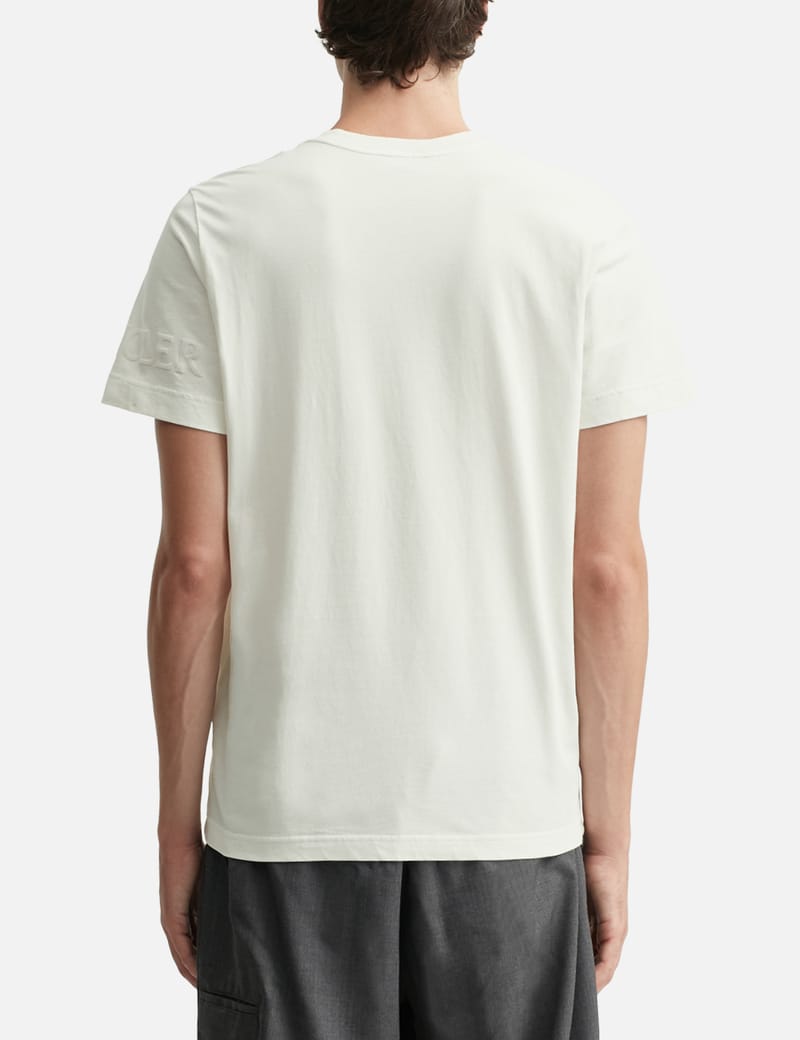 MONCLER シルク+コットンニットTシャツ Moncler - Logo Cotton T-shirt | HBX - Globally Curated