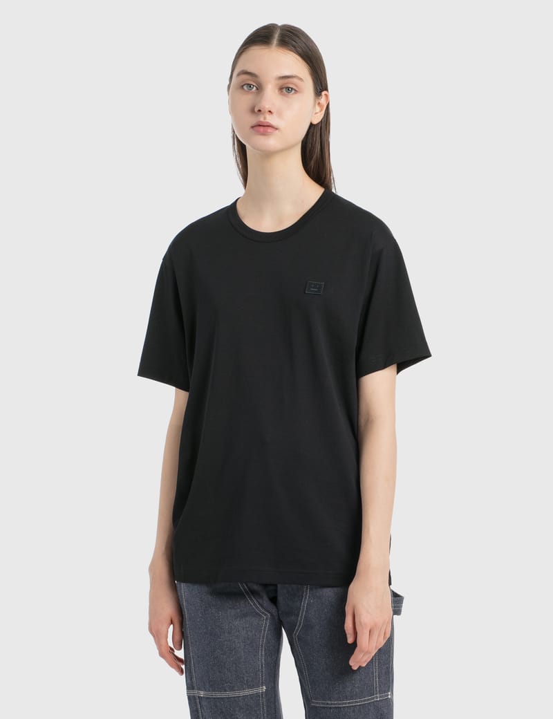 Tシャツ Nash face ★ ACNE STUDIOS Acne Studios - Nash Face T-Shirt in Black – gravitypope