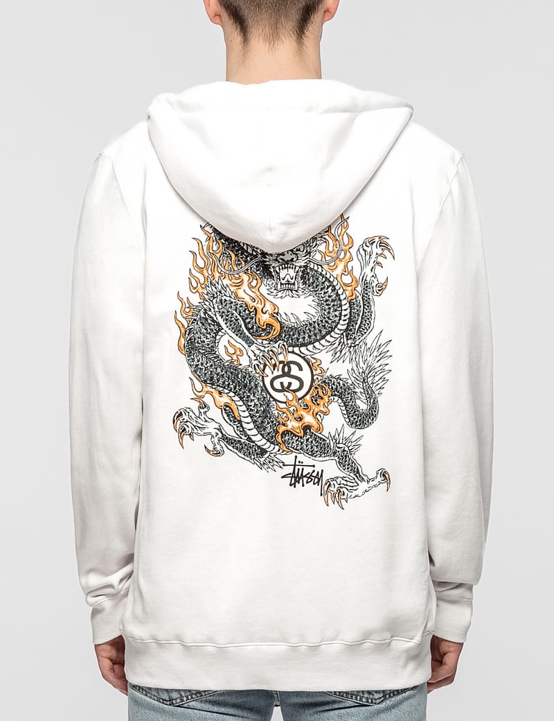 Stussy dragon hot sale hoodie