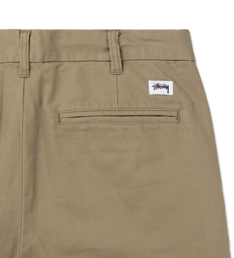 Stüssy - Khaki Washed Chino Pants III | HBX