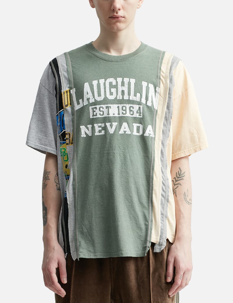 Needles - 7 カッツ ワイド Tシャツ | HBX - ハイプビースト(Hypebeast ...