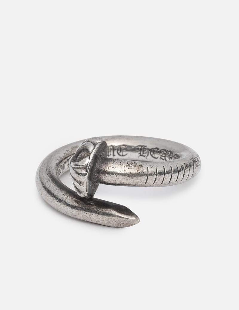 CHROME HEARTS - CHROME HEARTS NAIL RING | HBX - Globally Curated