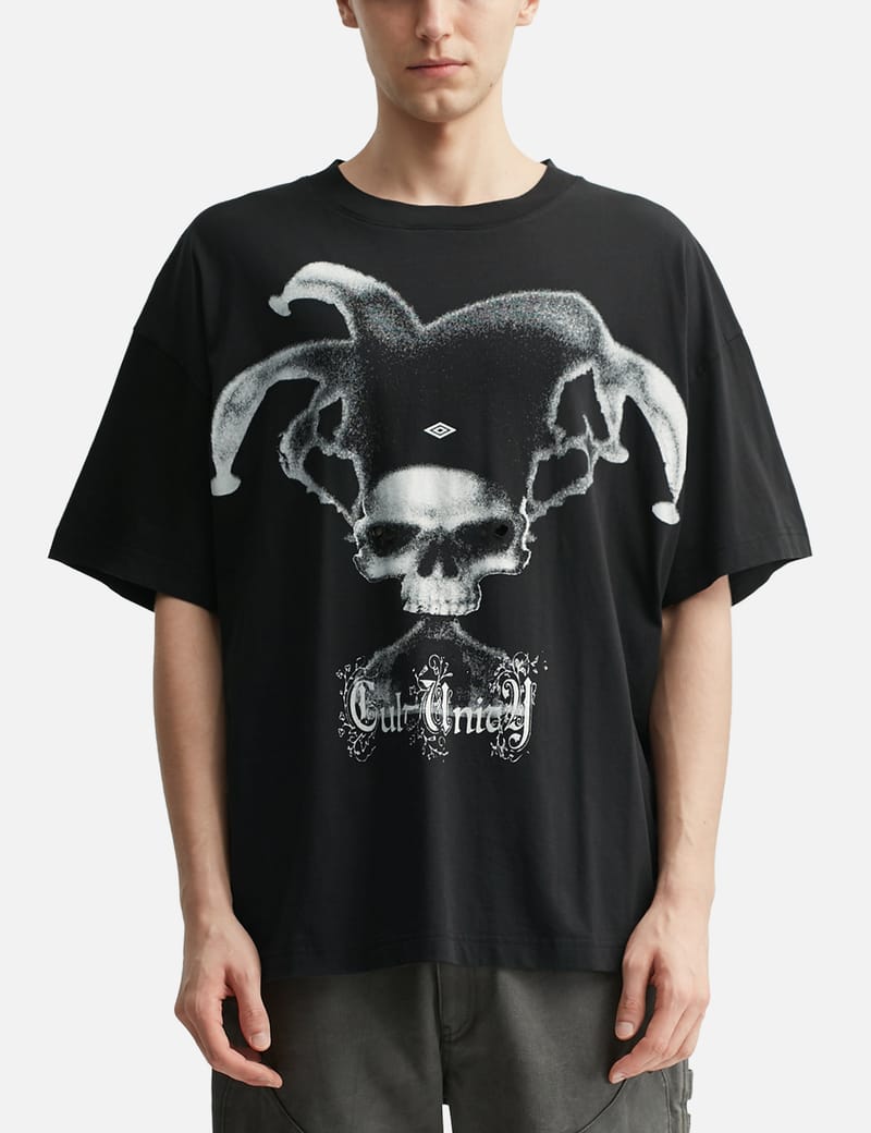 Umbro Umbro x Slam Jam Lasered Jester T-Shirt - Boxy cotton tee