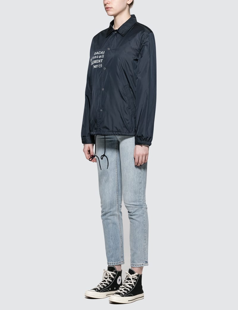 Sacai x Fragment Design - Sacai X Fragment Coach Jacket | HBX