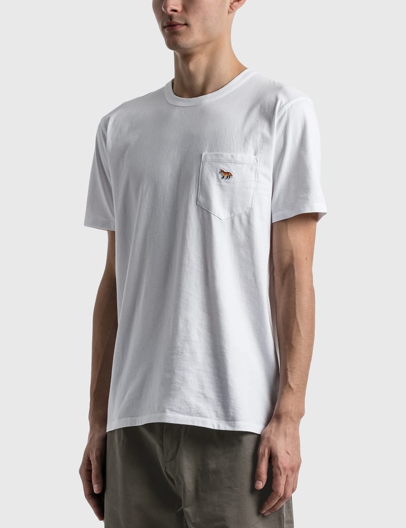 Maison Kitsuné - Profile Fox Patch Pocket T-shirt | HBX - 하입