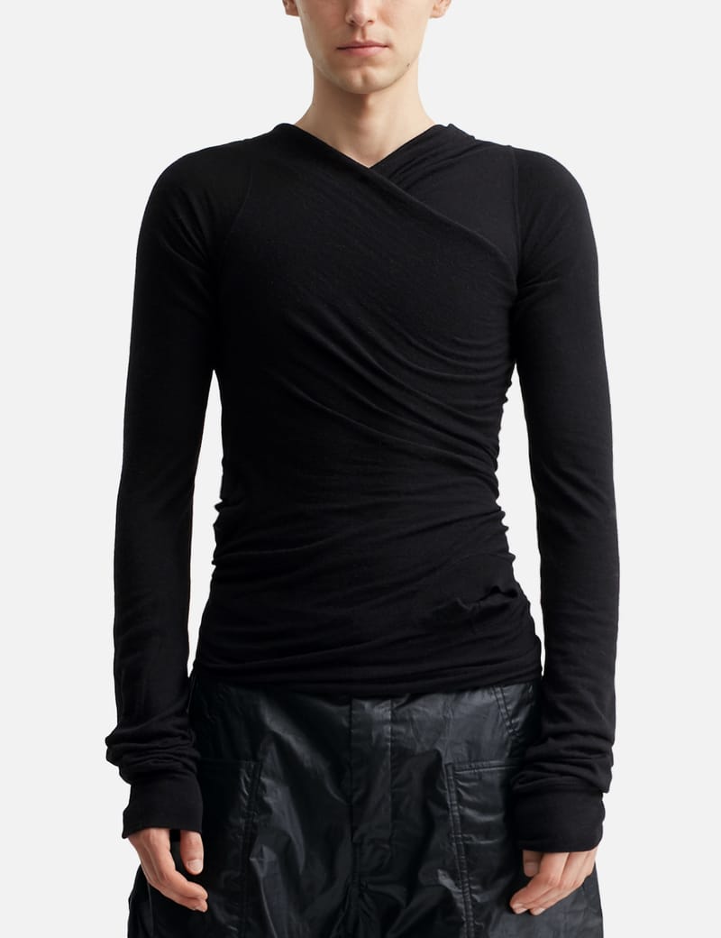 Rick Owensリックオウエンス/ダブルSS Tシャツ Rick Owens (リックオウエンス) 20SS TECUATL LARRY SHIRT