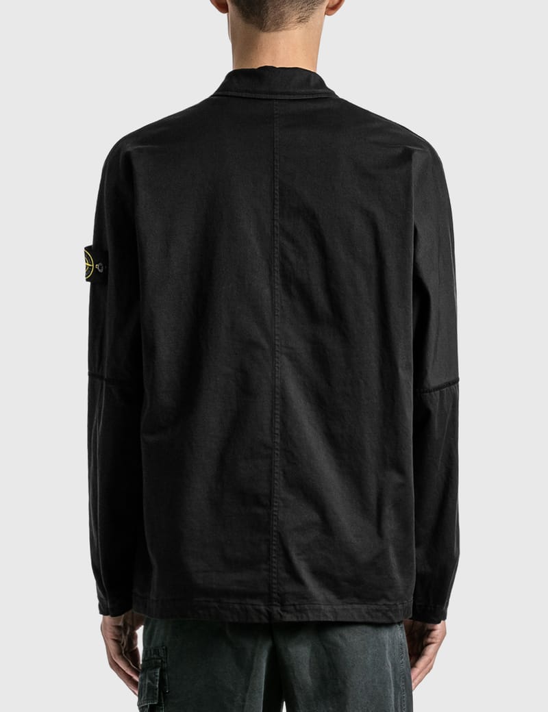 Stone Island - Satin Overshirt | HBX - Globally Curated Fashion