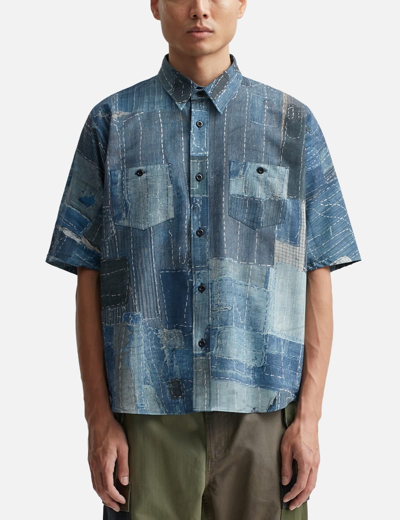 FDMTL - Printed Patchwork Short Sleeve Shirt | HBX - Globally