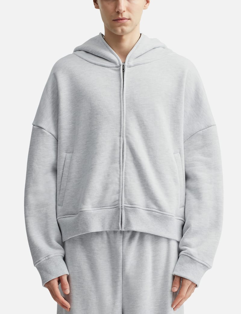 Entire Studios Eternal Zip Heather Grey - Heavyweight unisex zip