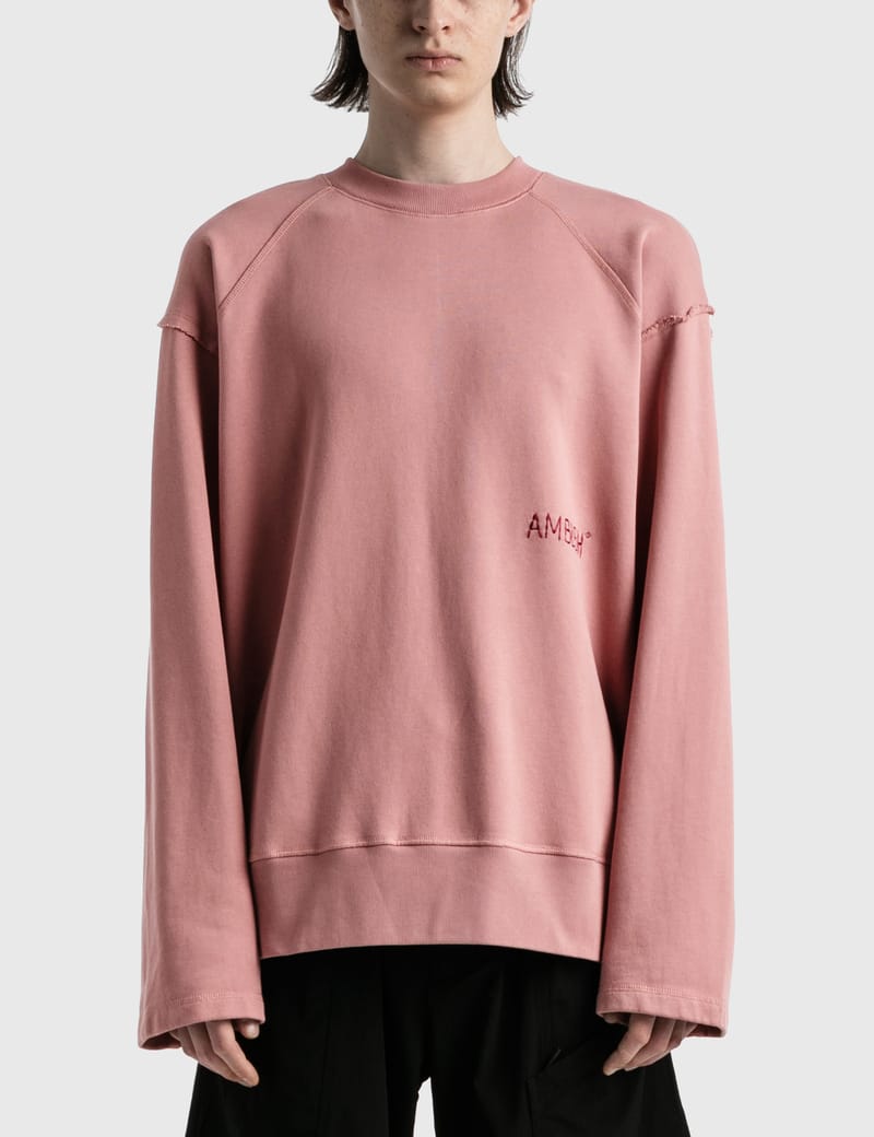 AMBUSH® - Raw Edge Crewneck Sweatshirt | HBX - Globally Curated