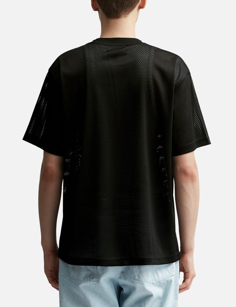 【PLEASURES】 SIR SMOKE T-SHIRT Black Pleasures - Motive Mesh Shirt | HBX - Globally Curated