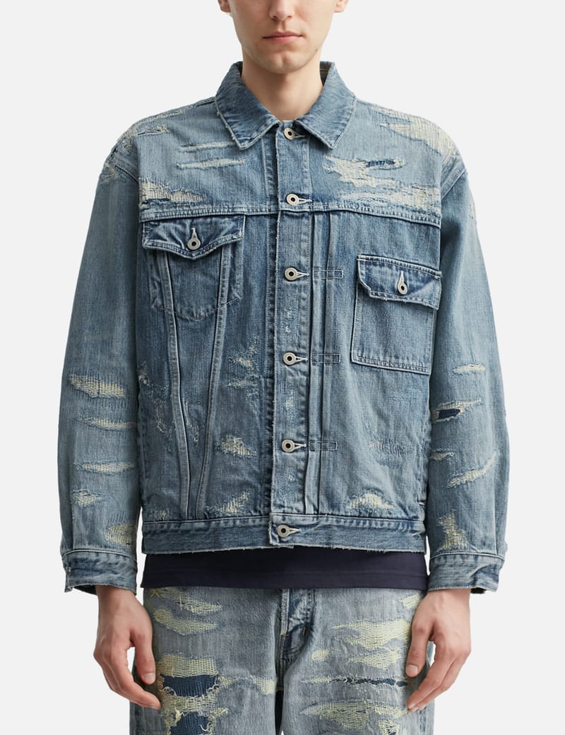 VAN JACKET×FDMTL FDMTL - Denim Jacket 7YR Wash | HBX - Globally Curated