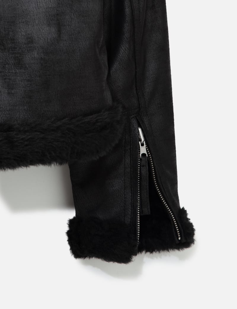 THUG CLUB TC Reversible Shearling Jacket - Oversized, double-sided