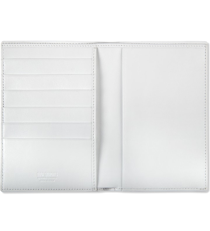 Raf Simons - Yellow/White Nylon Print Long Wallet | HBX - Globally ...
