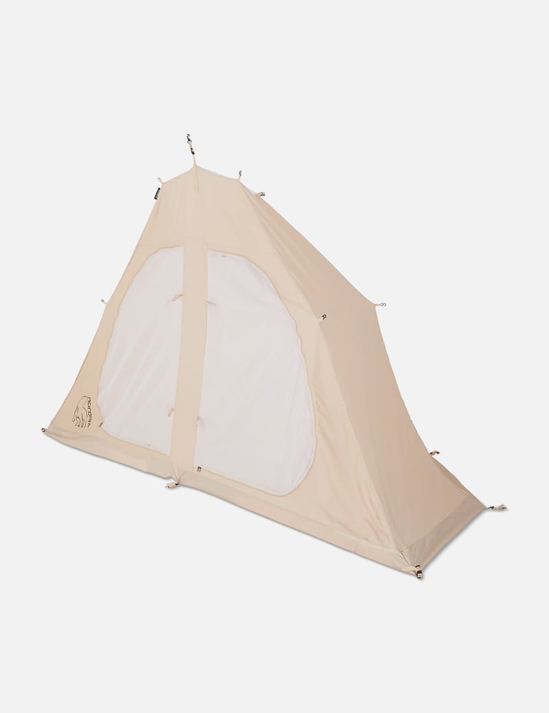 NORDISK OUTDOOR Alfheim 12.6 M2 Tent Zip-In-Floor - 米色帳篷，狀況