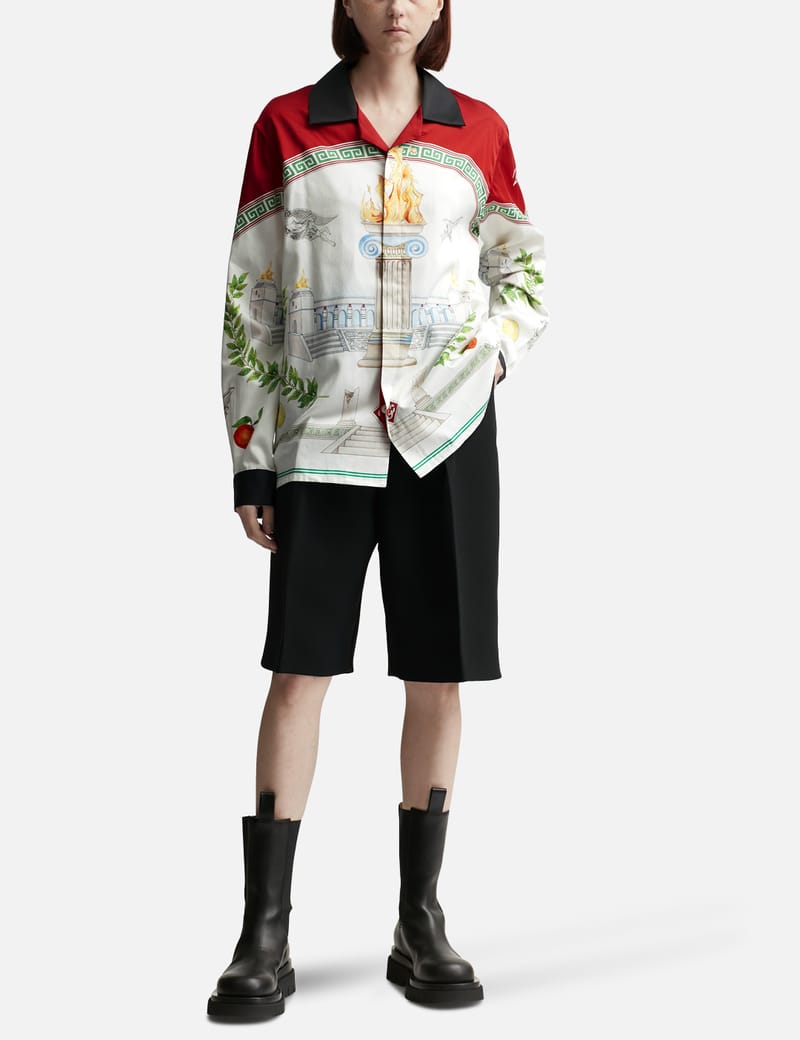 Casablanca - Short Sleeve Cuban Collar Shirt | HBX