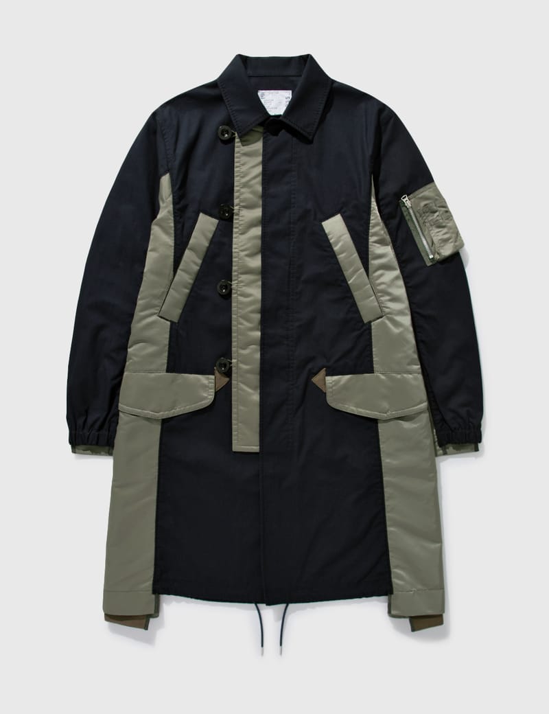 Sacai - Military Coat | HBX - Globally Curated Fashion and Lifestyle