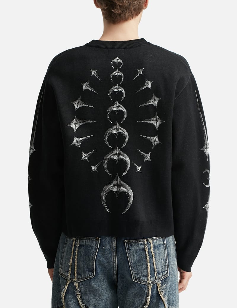 thugclub サグクラブ カーディガン Thug Club - 【再販売通知受付可能】TC Bone Knit Cardigan | ACRMTSM