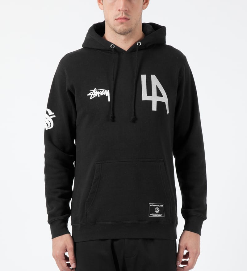Stüssy - Black LA 80 Hoodie | HBX
