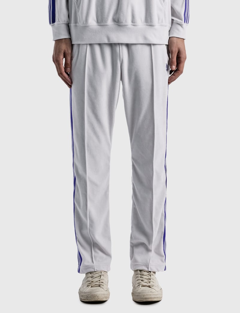 Needles - C/PE Velour Narrow Track Pants | HBX - HYPEBEAST 為您