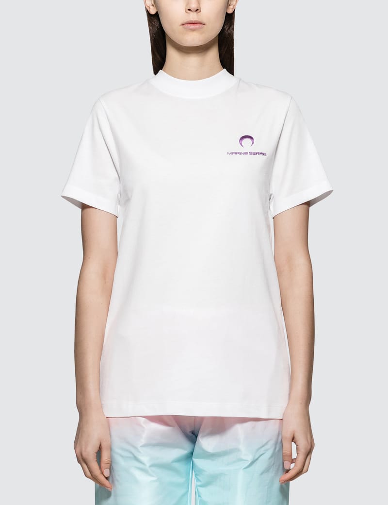 Marine Serre - Large Fit Short Sleeve T-shirt | HBX - Globally 
