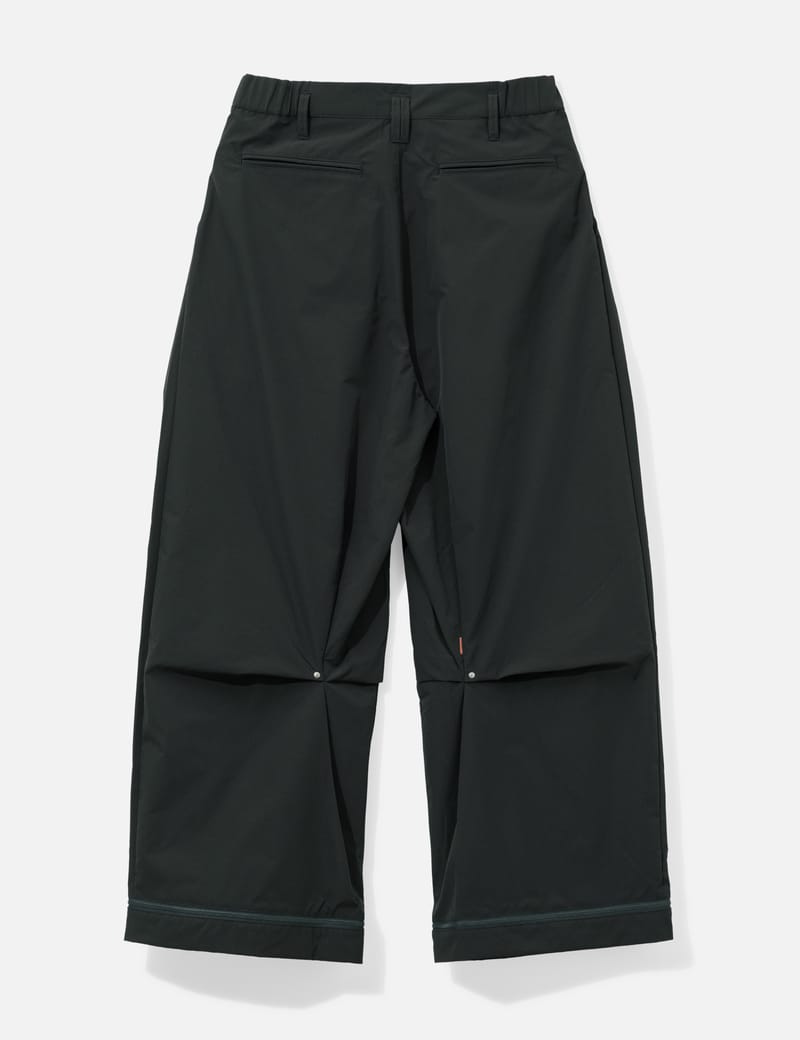ゴローニャぱいせんページ GOOPiMADE WX-P1 Zip-Extentsion Wide Trousers - 撥水テック素材の