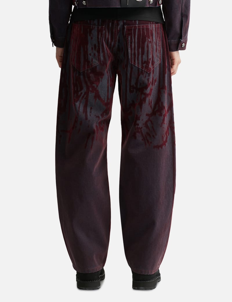★THUG CLUB★ Blood Lazered Denim Pants★大人気★ Thug Club - 【残り一点】Blood Lazered Denim Pants | ACRMTSM